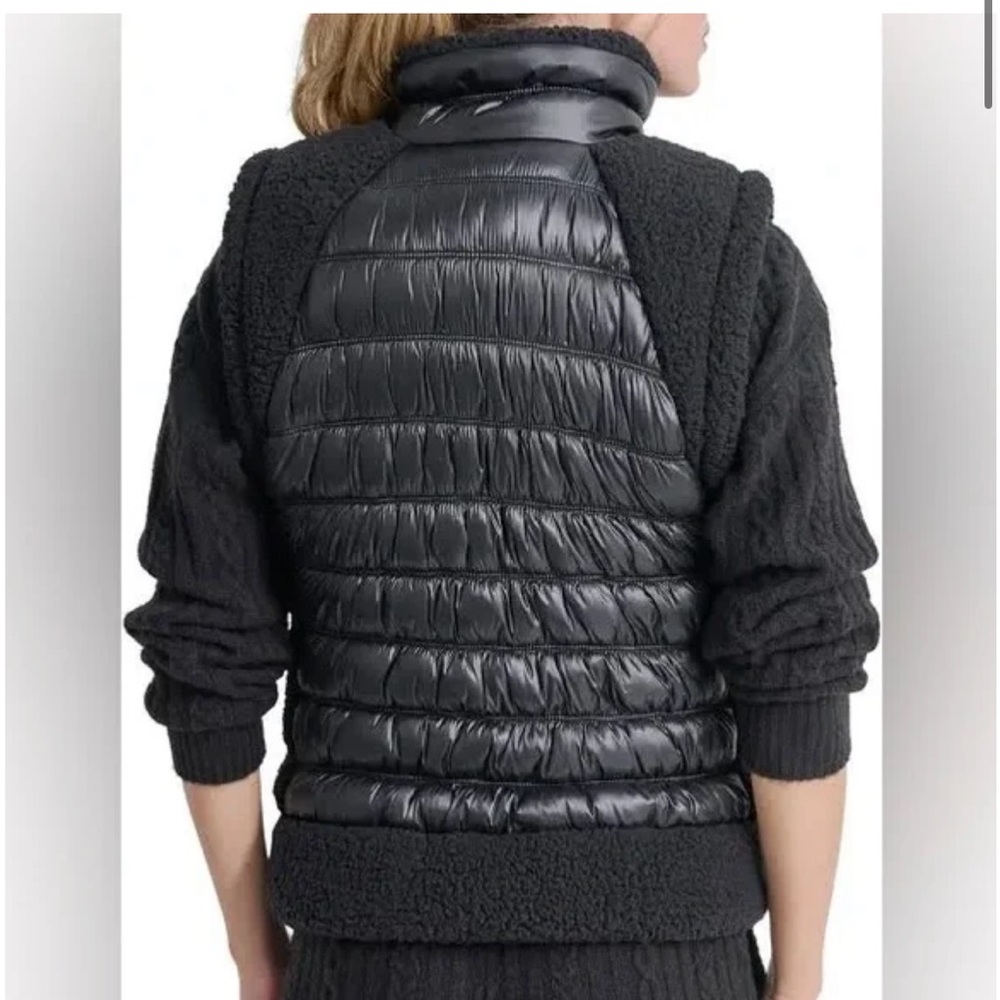 DKNY Sport Women's Sherpa-Trim Zip-Front Puffer Vest
Size Large - Picture 2 of 7